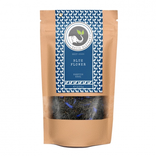 Aromatisierter Schwarzer Tee: Blue Flower