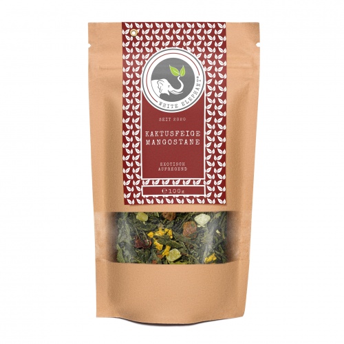 Aromatisierter    Grüner Tee: KaktusfeigeMangostane